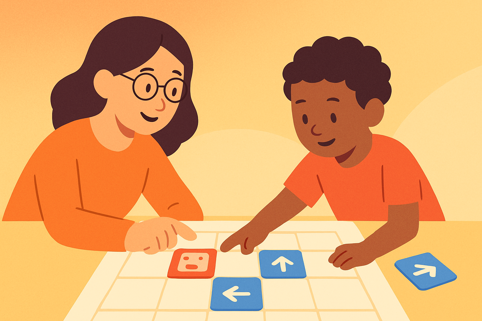 Using Simple Coding Games to Enhance Logical Thinking in Early Elementary Students
