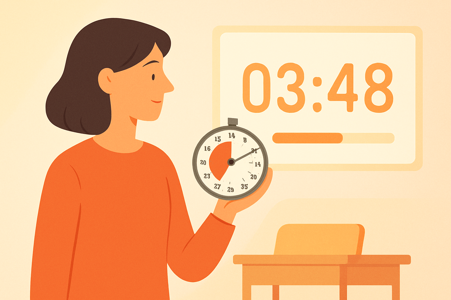 Using Visual Timers and Countdown Tools to Improve Classroom Transitions