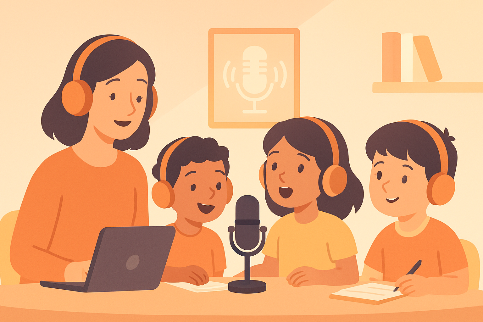 Leveraging Classroom Podcasts to Develop Listening and Speaking Skills in Early Learners