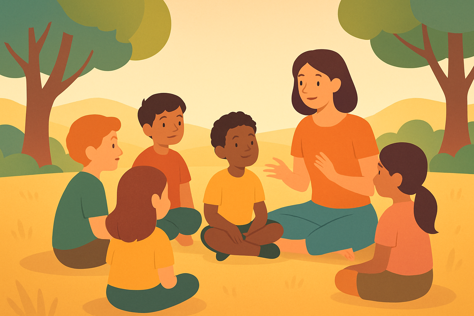 Harnessing Outdoor Storytelling Circles to Boost Language Skills