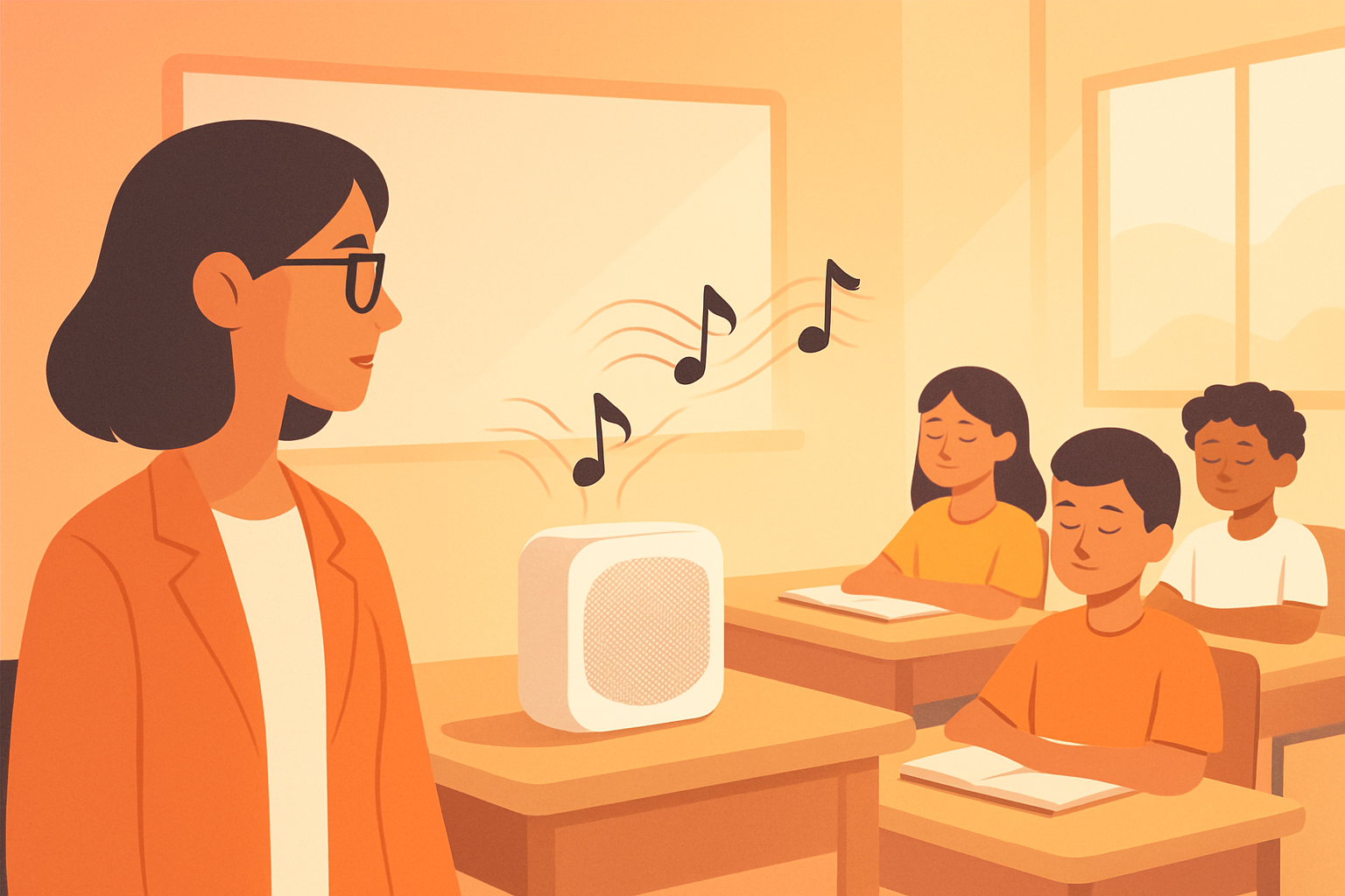 Using Classroom Soundscapes to Enhance Focus and Calm During Learning