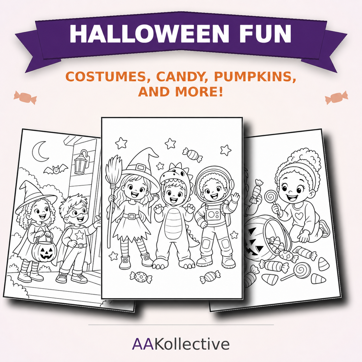 Halloween Fun Coloring Book preview