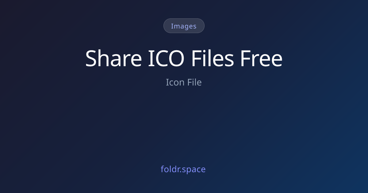 Share Icon File Files Online - Upload .ico | Foldr.Space